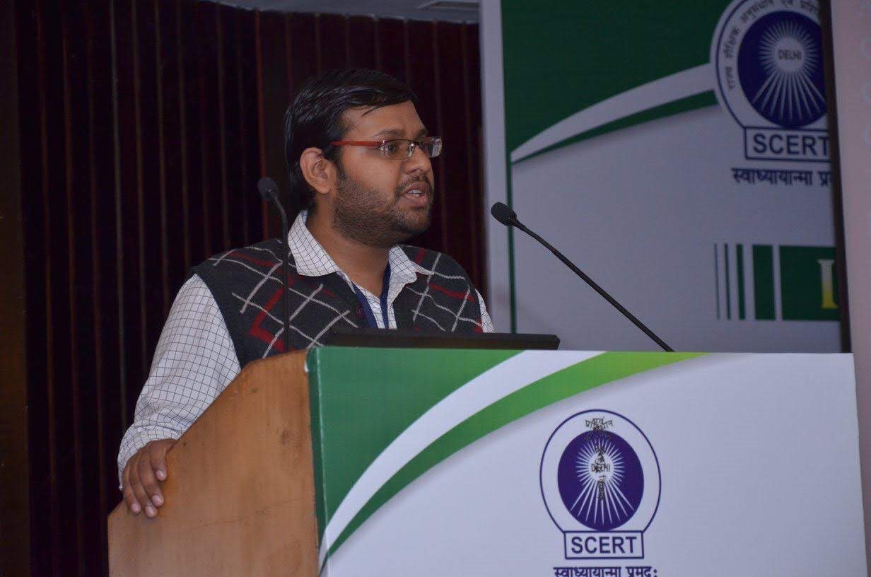 Professional presentation at a SCERT education forum